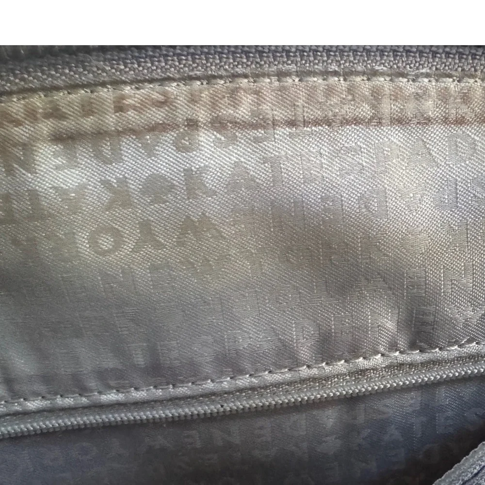 Kate Spade Alanie Lewis Drive‎ Suede Pebbled Leather Gray Shoulder Large Bag